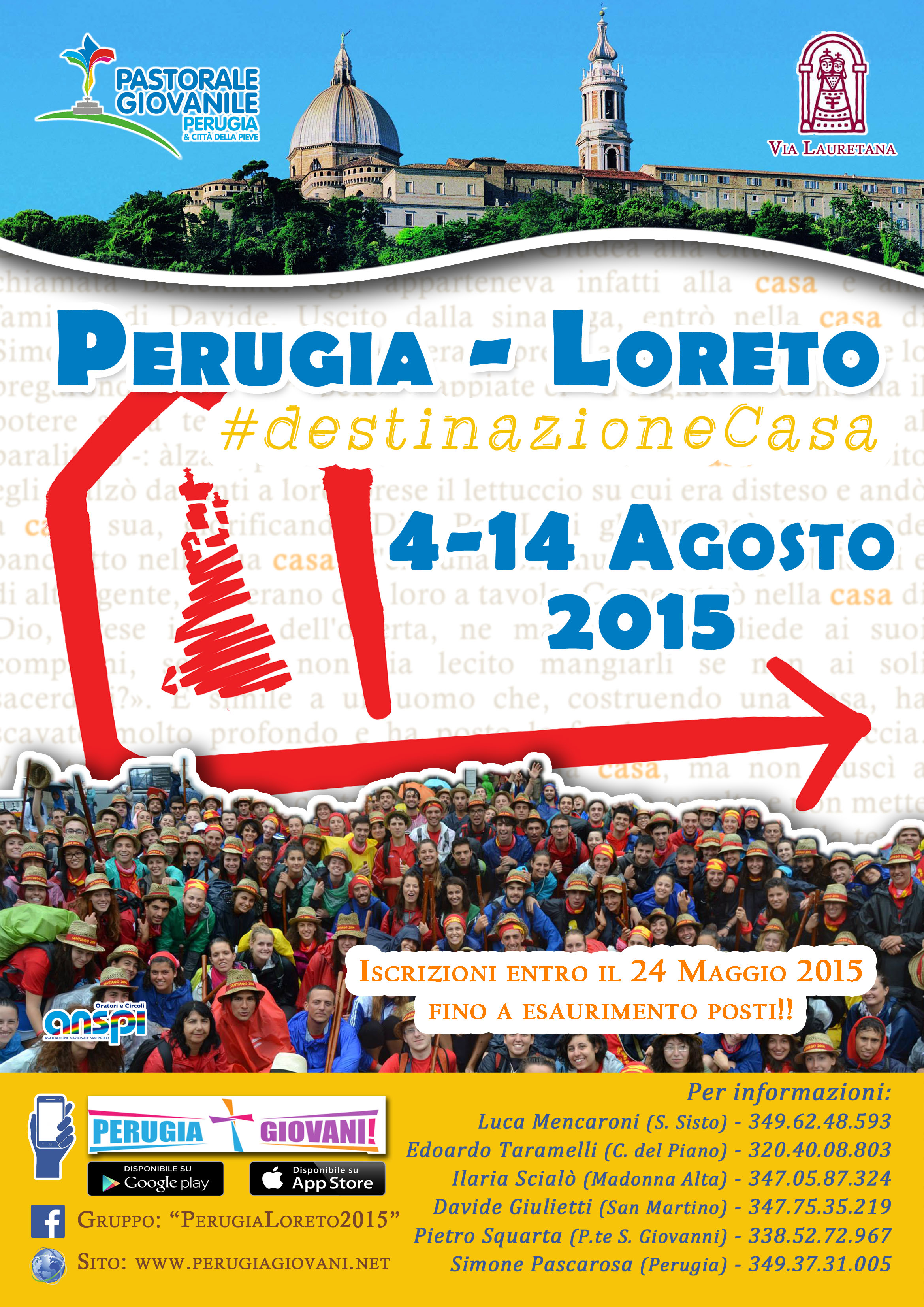 Perugia-Loreto 2015: Iscrizioni Aperte!